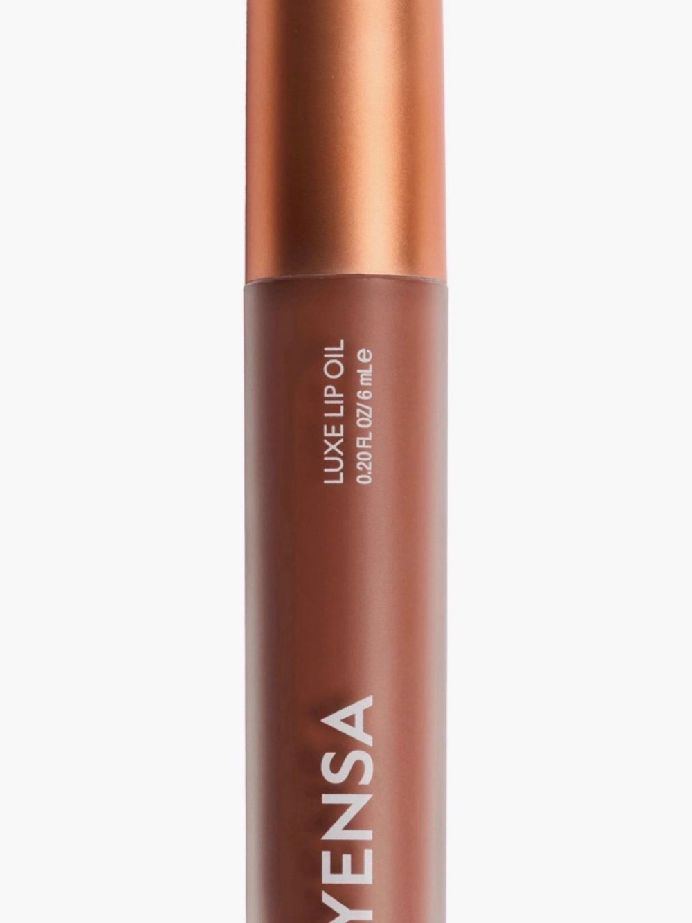 Kyensa Luxe Lip Oil — Warm Brown Shine